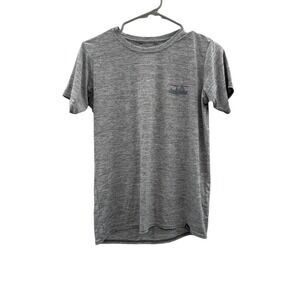 Patagonia Graphic T-Shirt Women's Small Gray Outdoor Hiking Stretch Tee